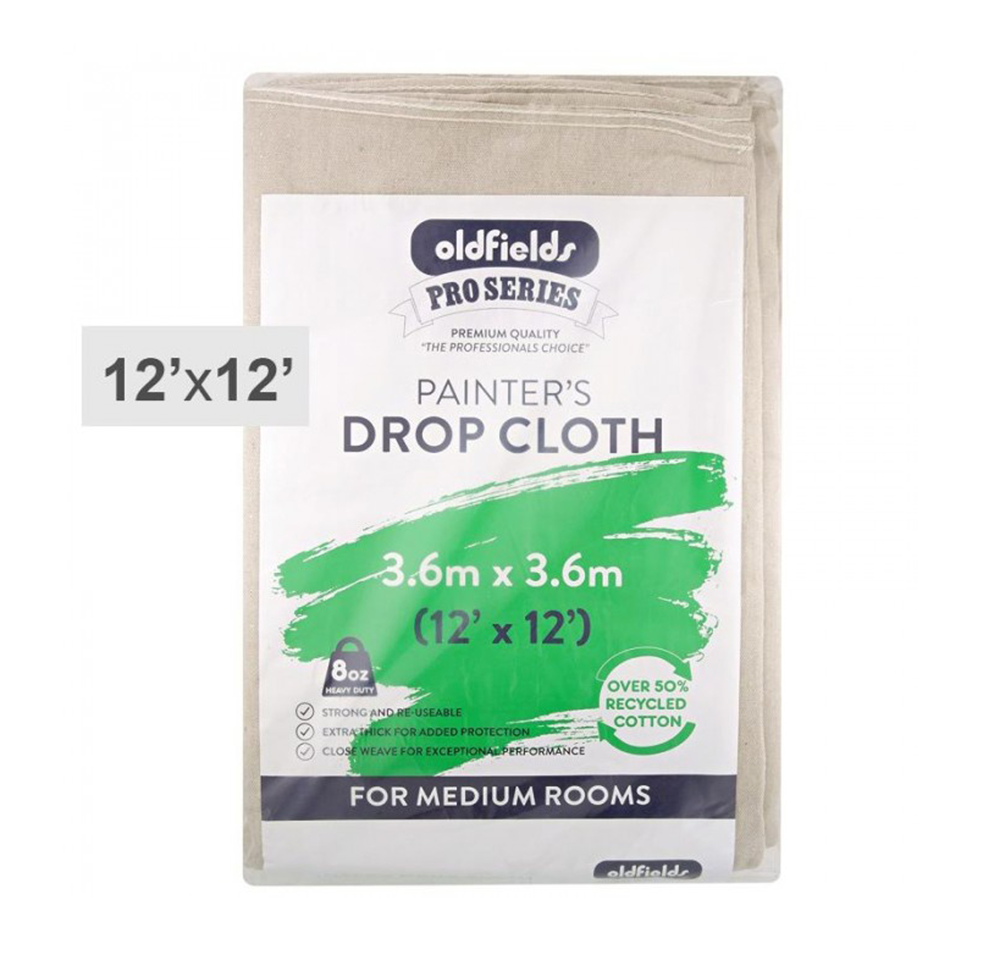 Oldfields Pro Series Heavy Duty Canvas Drop Sheets Direct Paint