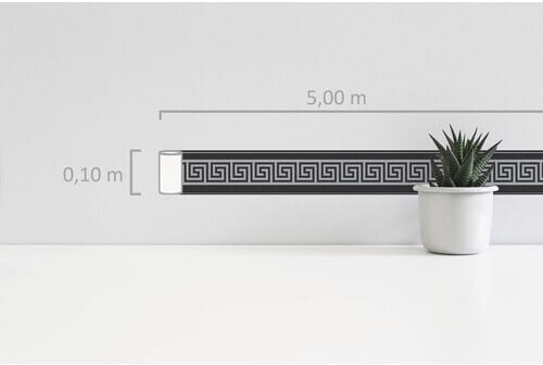Small Greek Key Wallpaper Border - Direct Paint
